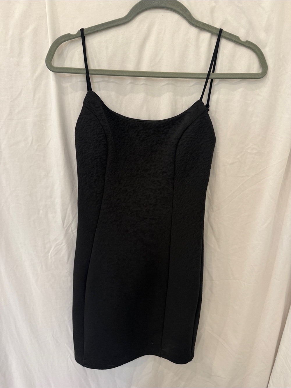 Lulus black dress stretch short sexy XS